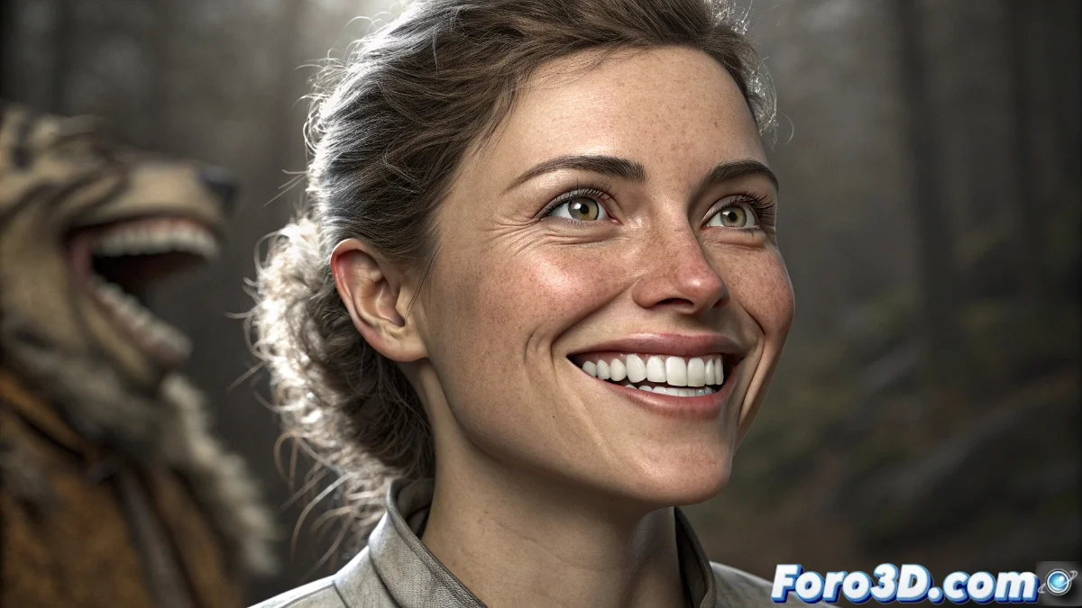 Comparativa entre sonrisa dental perfecta retocada digitalmente y sonrisa natural con variaciones de color realistas