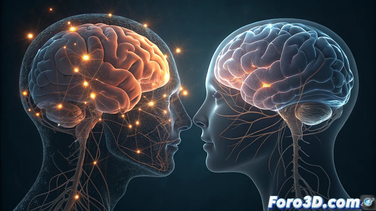 Representación visual de actividad cerebral mostrando diferentes patrones de activación neuronal ante estímulos dolorosos, con áreas iluminadas en colores cálidos indicando procesamiento único en cada individuo.