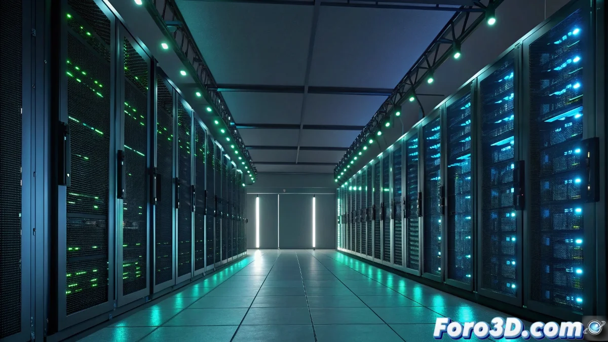 Representación conceptual de la arquitectura Vera Rubin de Nvidia mostrando chips CPU y GPU integrados con elementos de inteligencia artificial y computación de alto rendimiento