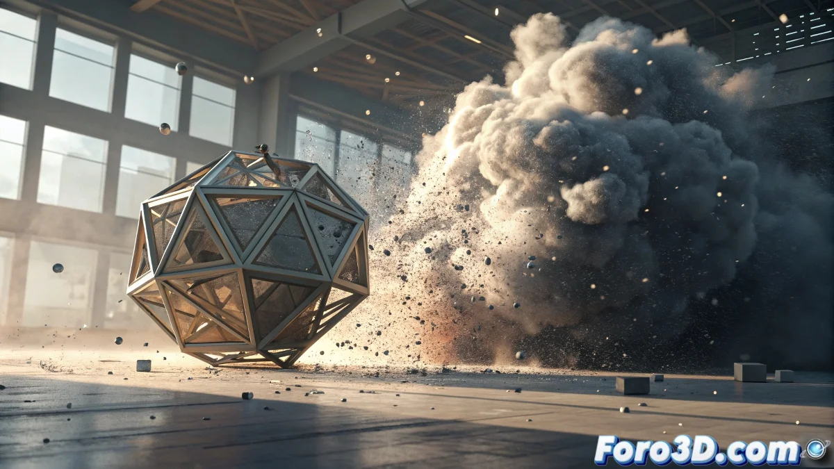 Comparativa visual de interfaces de plugins de partículas para 3ds Max mostrando Thinking Particles, FumeFX, Phoenix FD y Particle Flow