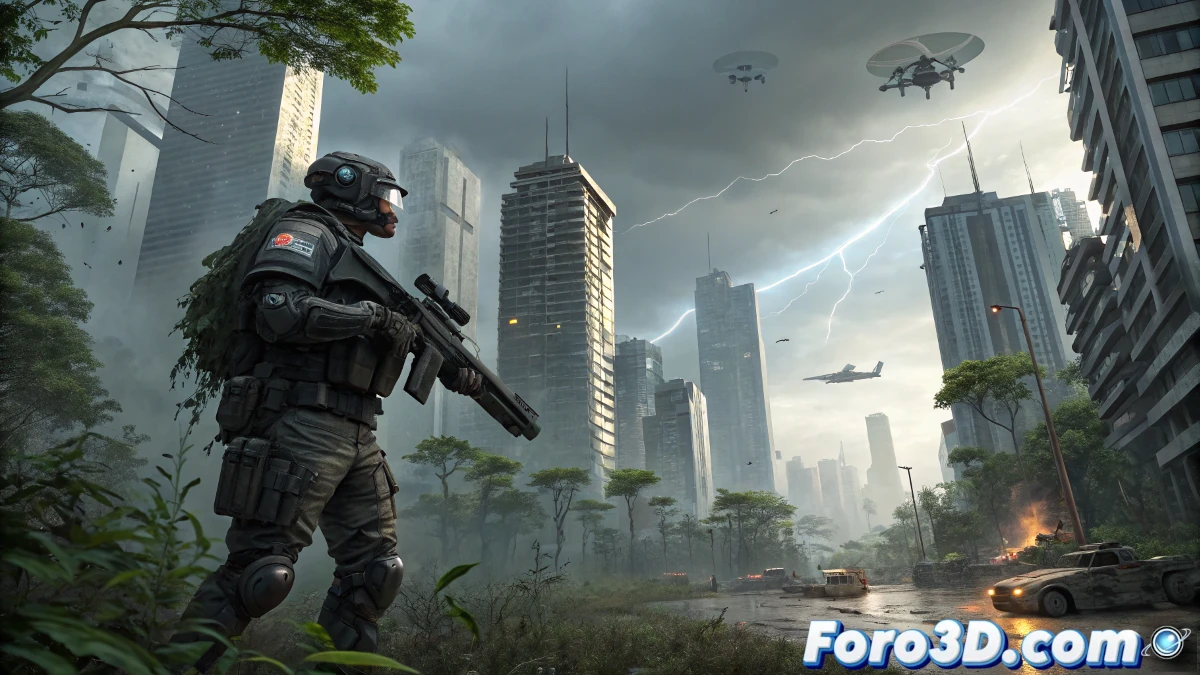 La Quimera: shooter futurista con exoesqueleto personalizable, ambientado en una Latinoamérica distópica y con modo cooperativo para tres jugadores.