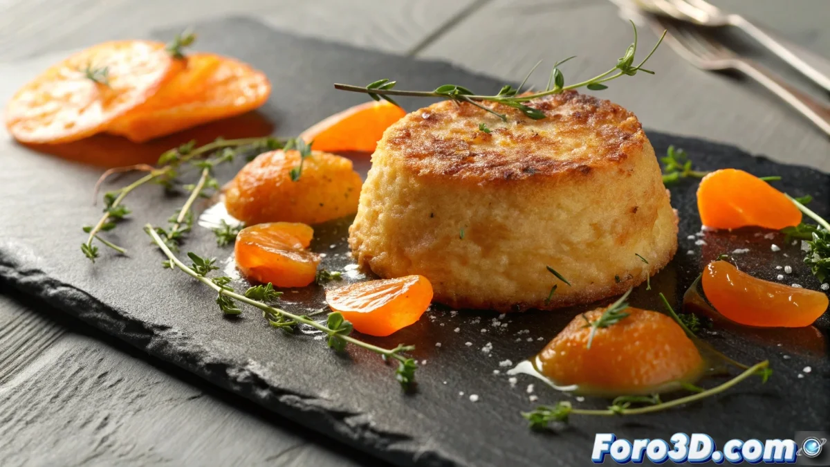 Sara Cámara presentando su postre ganador Combinaciones de almendra en el campeonato nacional de repostería