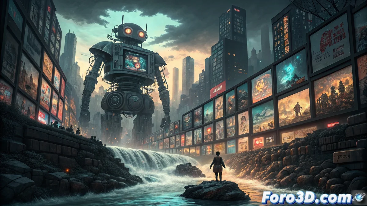 Interfaz de OpenAI Sora mostrando generación de video con elementos de posible copyright y opción de exclusión para creadores.