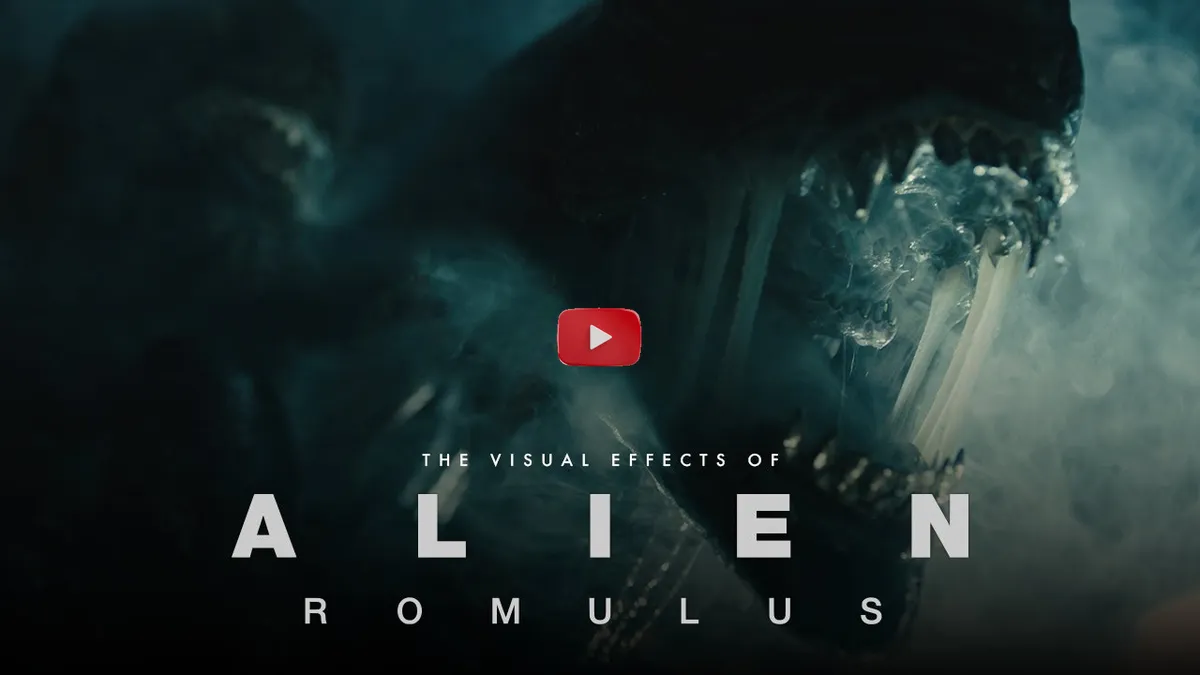 Alien Romulus desde la visión de industrial-light & Magic