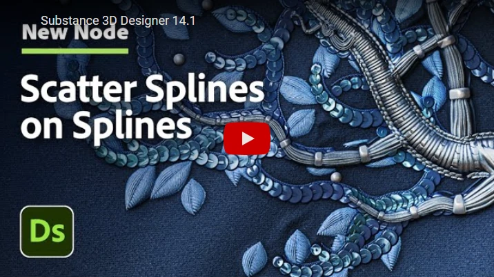 Substance 3D Designer mejora las herramientas de Spline y Path