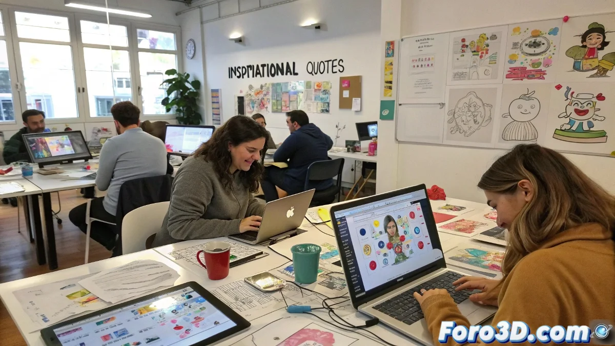 Grafico de barras mostrando niveles de felicidad laboral por profesiones, con diseñadores graficos en posicion intermedia.