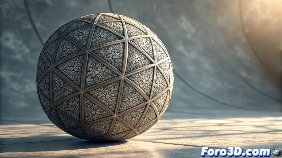 Vista en close-up del modificador Displace aplicado a una malla con textura de ruido mostrando deformaciones realistas en Blender 5