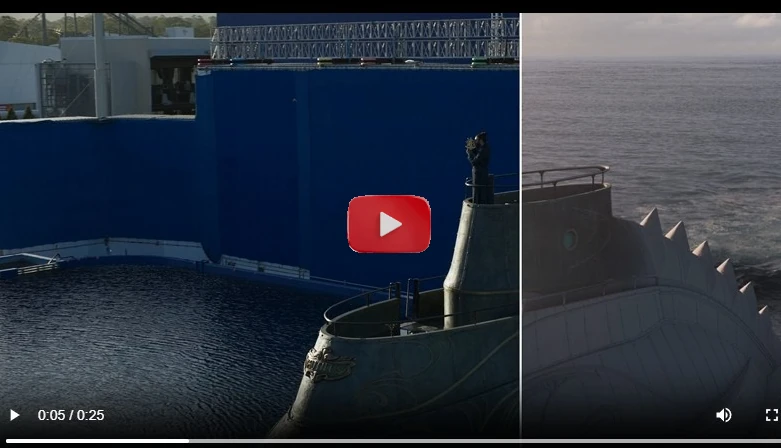 El arte submarino de los efectos visuales en Nautilus