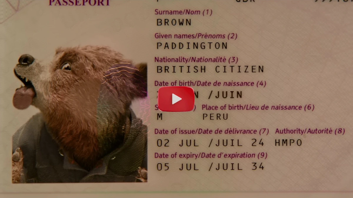 Paddington en Perú es una obra de arte visual
