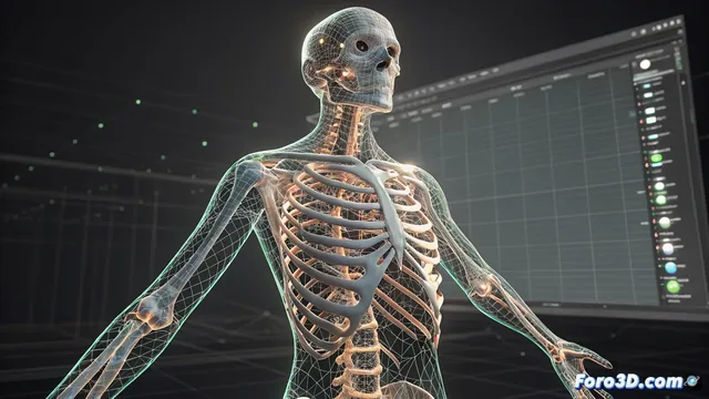 AccuRig automatiza crear un esqueleto para modelos 3D