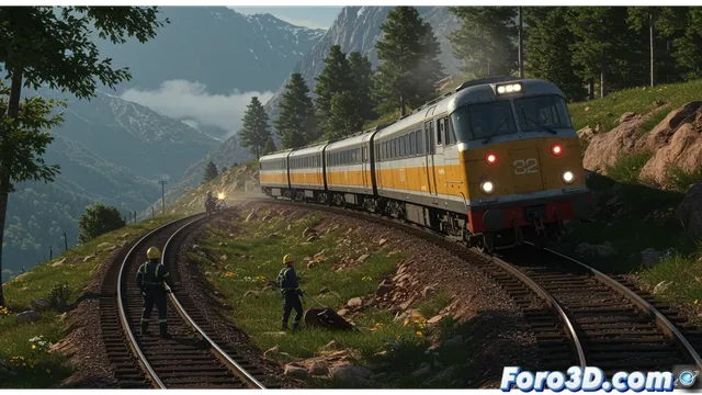 Reconstrucción forense 3D de descarrilamientos ferroviarios
