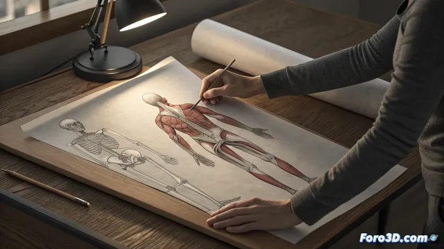 Aprende a dibujar con superposición de calcos semitransparentes