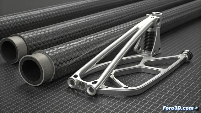 Atherton Bikes fabrica cuadros con lugs de titanio impresos en 3D