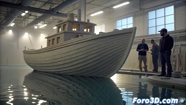 Universidad de Maine bate récord mundial con barco impreso en 3D más grande del mundo