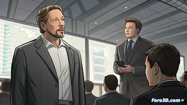 Bloomberg indica que Elon Musk cede influencia a Larry Ellison en 2025