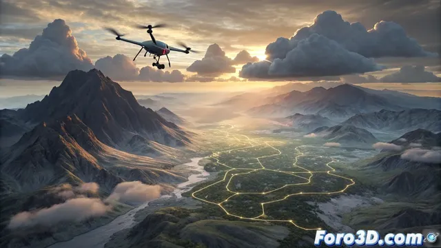 Cesium en la planificación de rutas para drones y aviones