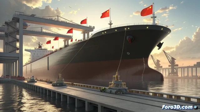 China entrega el primer superpetrolero inteligente con doble combustible de metanol