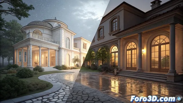 Comparar la iluminación en Blender Cycles y Unreal Engine