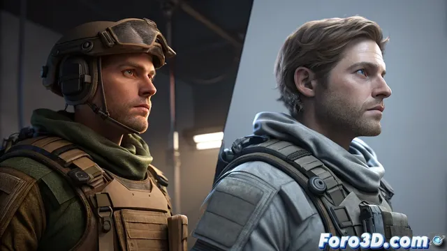 Comparar la iluminación en Blender y Marmoset Toolbag para porfolios