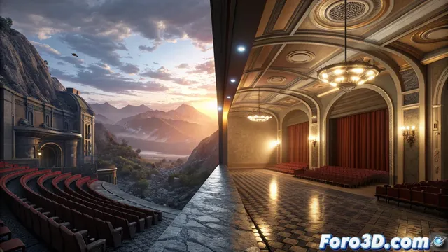 Comparar la iluminación en Cinema 4D con Redshift y Unreal Engine con Lumen