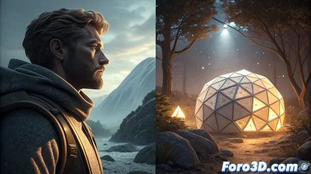 Iluminación física en Modo y Cinema 4D para renders realistas