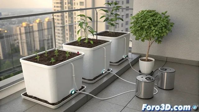 Impresión 3d para crear un huerto urbano automatizado