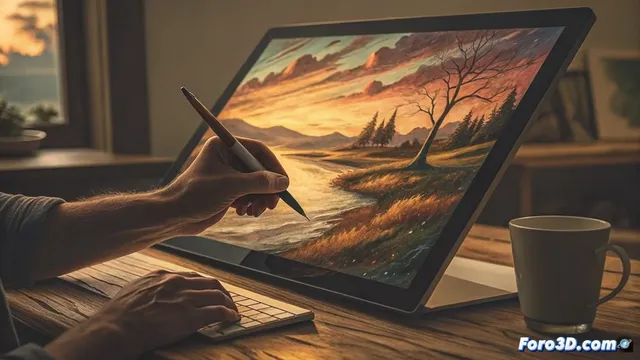 Corel Painter simula medios artísticos tradicionales con física digital