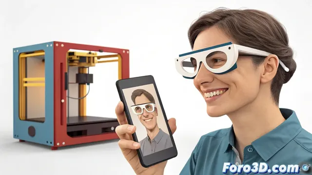 Diseña gafas personalizadas con tu móvil y una impresora 3D