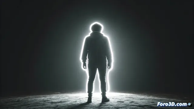 Crear un efecto de contorno sin luz trasera en photoshop