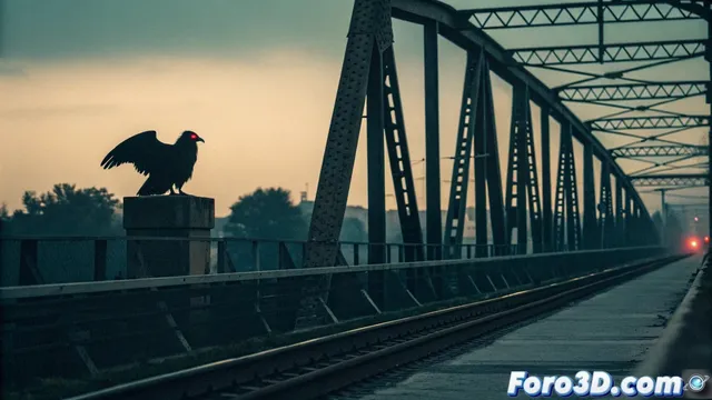 Crear la leyenda del Mothman con Blender y Pencil 2D