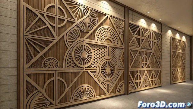 Crear murales modulares con cortadora láser