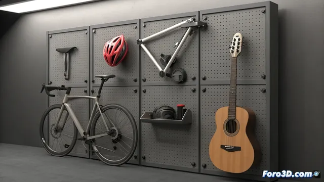 Diseña un sistema de almacenaje en pared con impresión 3D