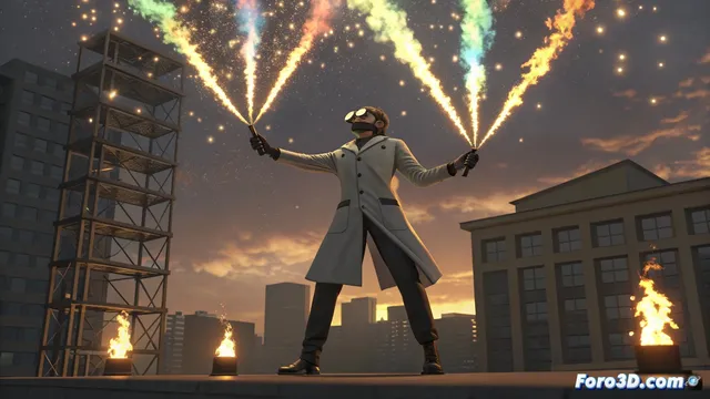 Doctor Explosion: de Múnich a Gijón con pirotecnia y performance