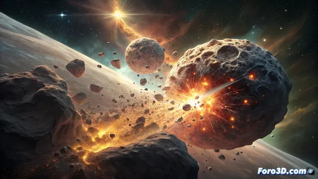 Los astrónomos resuelven un misterio cósmico al observar el choque de dos asteroides cerca de beta pictoris