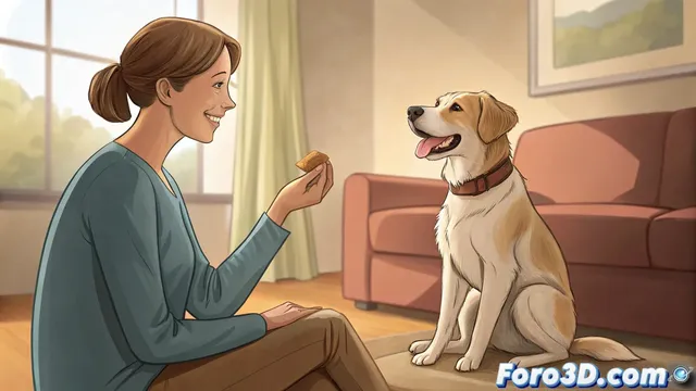 Educar a una mascota con límites claros y refuerzo positivo