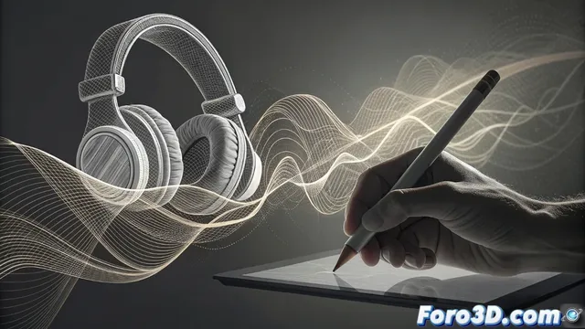 Ejercicio de ilustración: traducir música a líneas abstractas