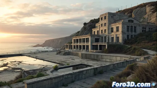 El esqueleto de hormigón de Malpica: promesas rotas en la costa gallega