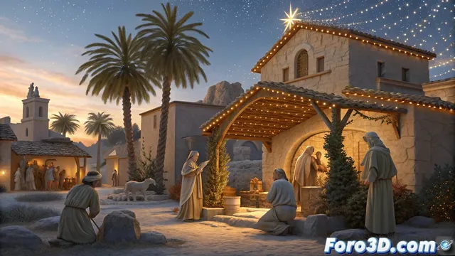 El ayuntamiento de Huétor Tájar renueva su tradicional Belén Monumental para esta Navidad