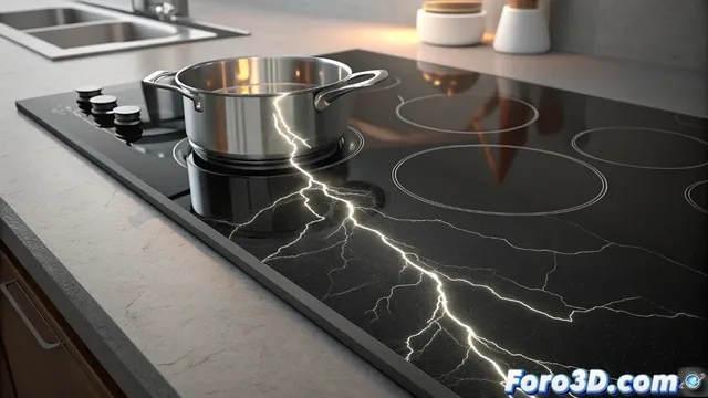 El dilema económico de reparar una placa de inducción con el cristal roto