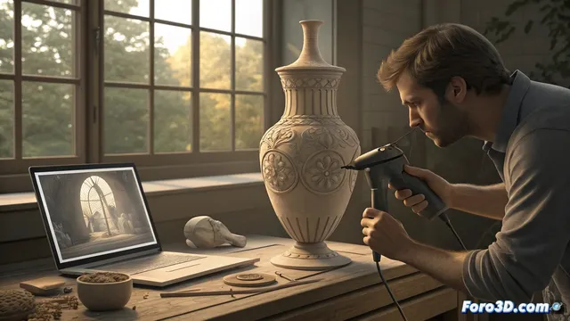 El escaneo 3d se integra en el flujo creativo diario