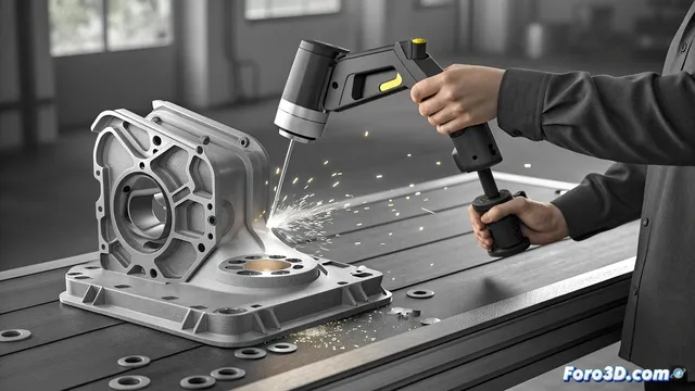 Cómo funciona el auto-posicionamiento del escáner 3D HandySCAN de Creaform