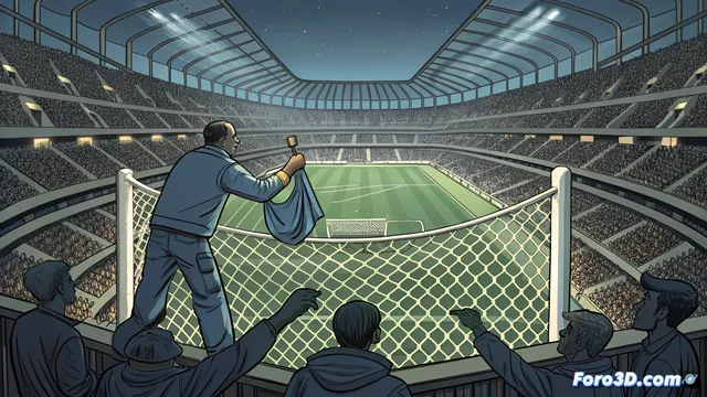 El Espanyol instala redes de seguridad para el derbi ante el Barcelona