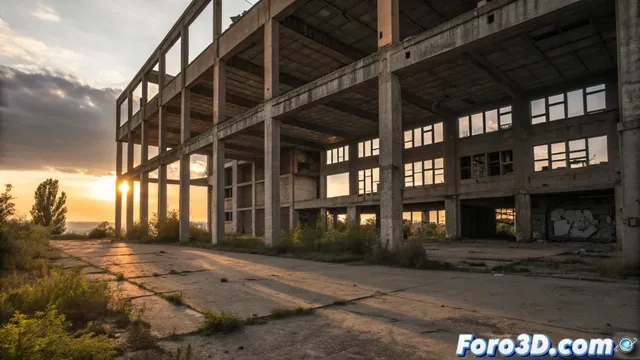 El edificio sindical inacabado de Soria: un gigante de hormigón en el limbo temporal