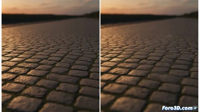 El filtrado anisotrópico mejora la claridad de las texturas en ángulos oblicuos