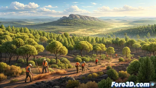 Por qué no se vincula el paro con limpiar montes en España