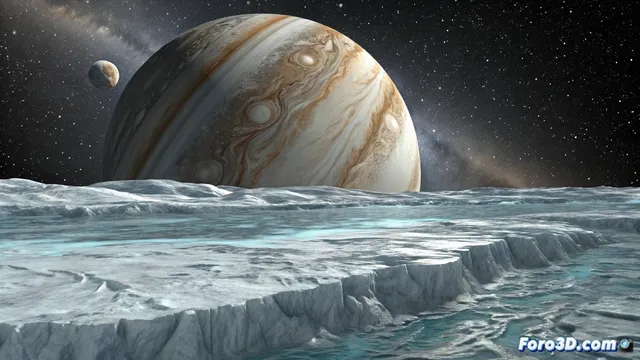 El océano de Europa podría estar aislado de la superficie