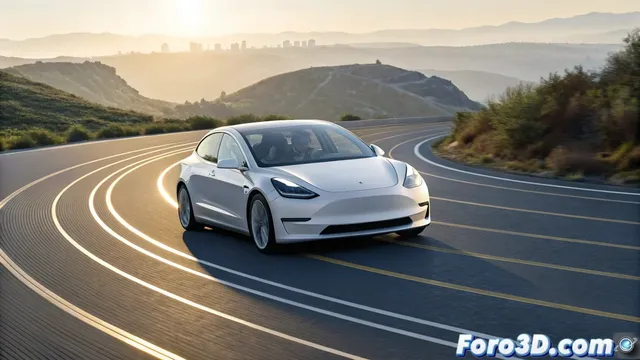 El ordenador Tesla FSD ejecuta la conducción autónoma