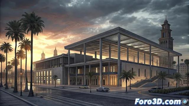 El palacio de congresos de Sevilla y su cúpula inacabada