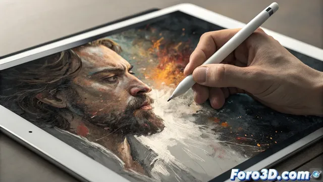 Técnica de boceto con pincel digital variable para romper la rigidez