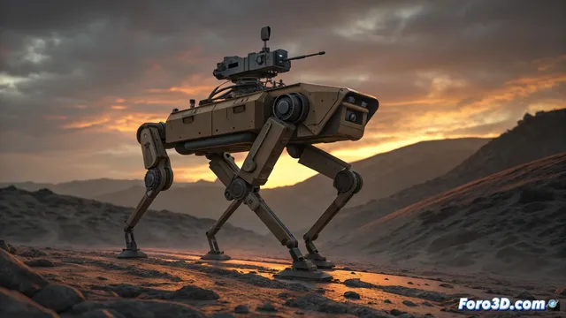 El robot cuadrúpedo Gemini para misiones de defensa